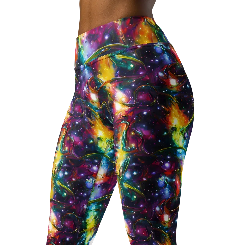 Solar Spell on Yoga Leggings — Left Front