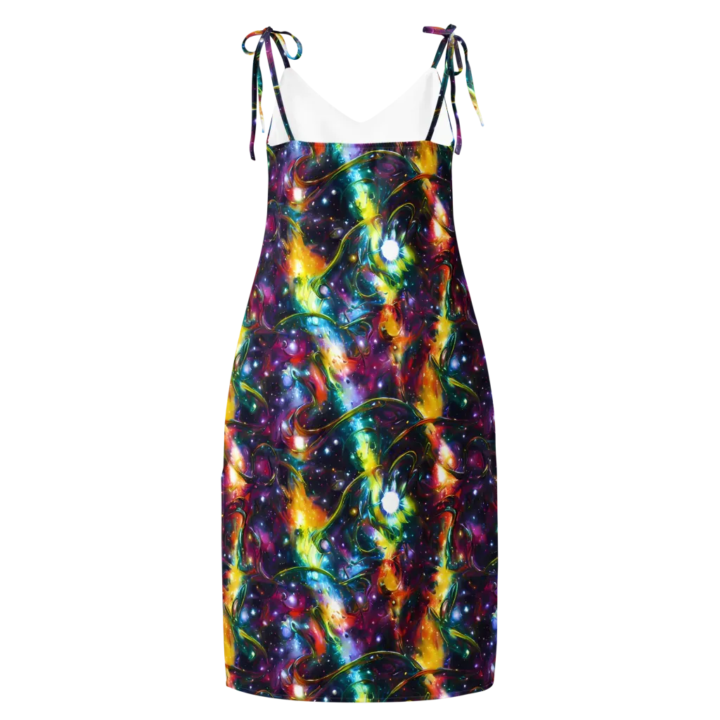 Solar Spell on Slip Dress — Back