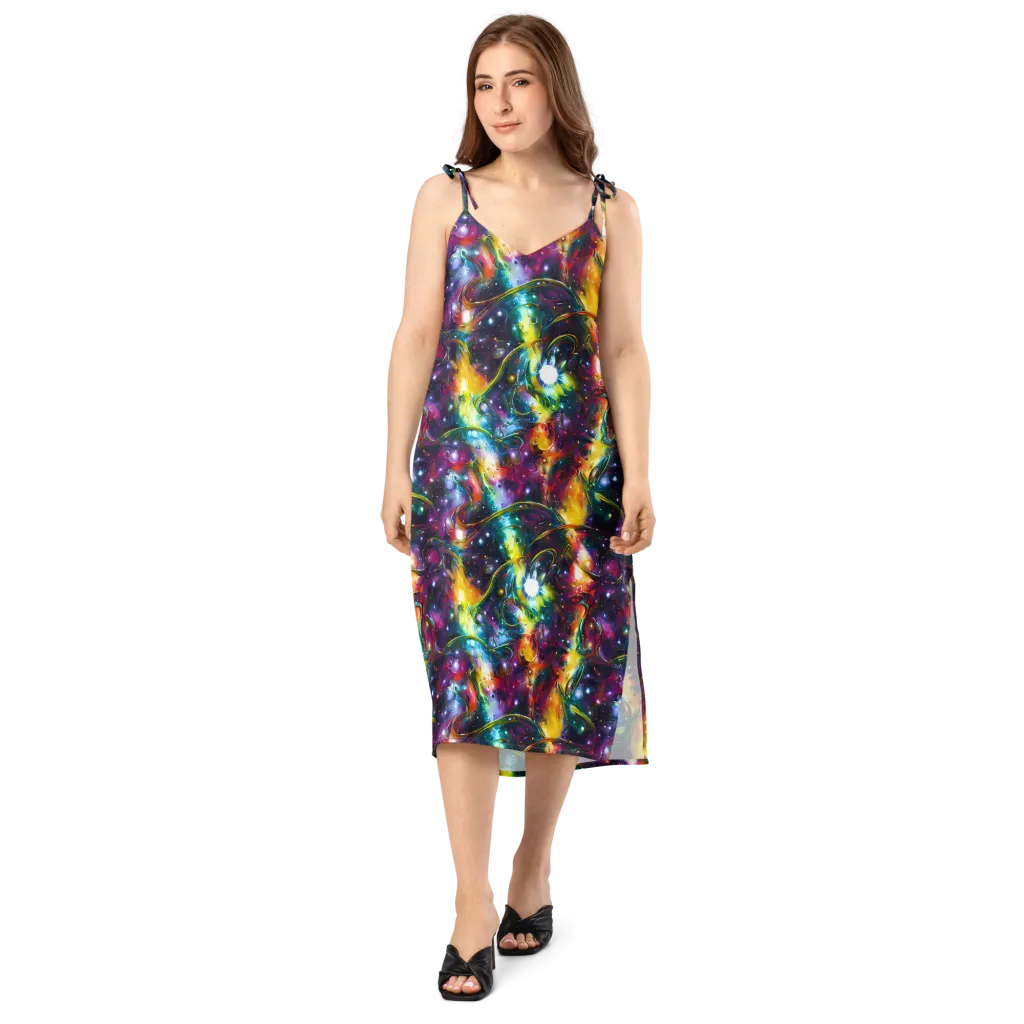 Solar Spell on Slip Dress — Front