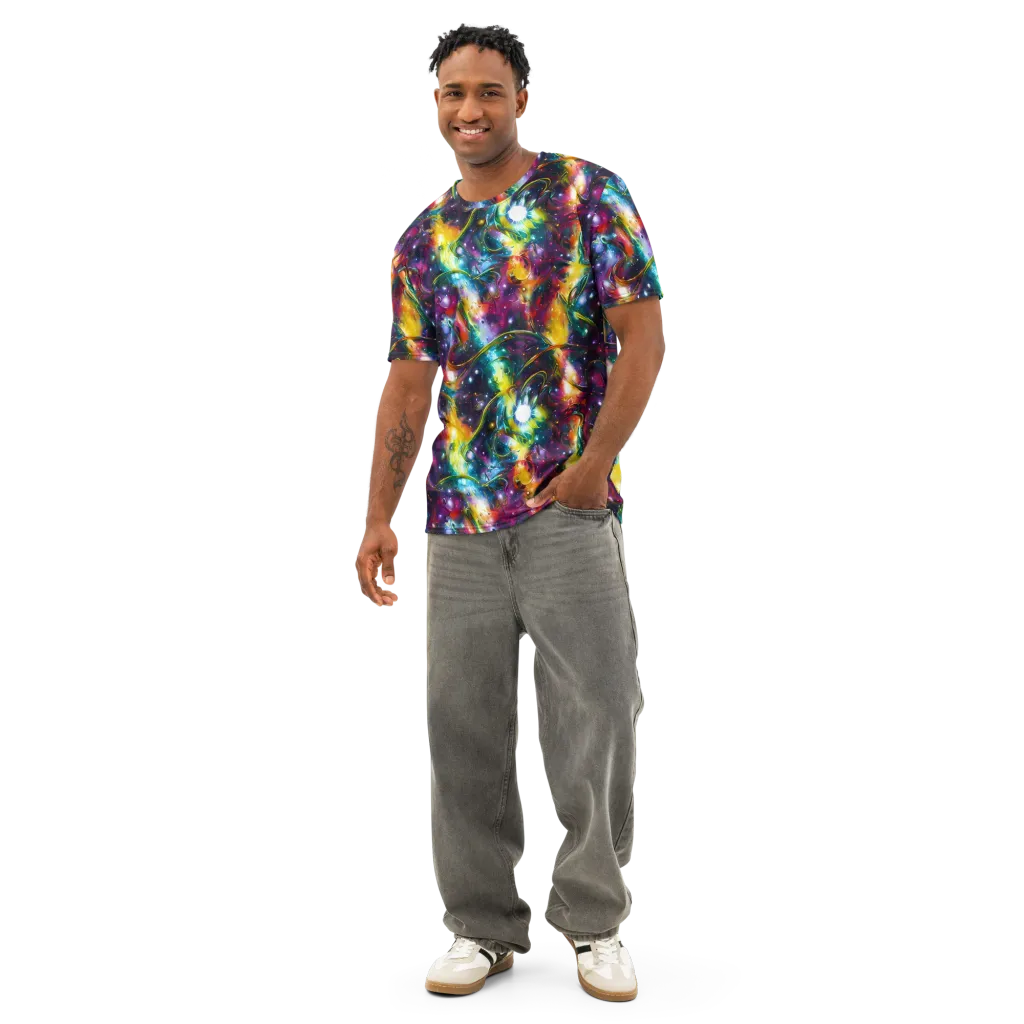 Solar Spell on Men's Cotton Crew Neck T-Shirt — Front