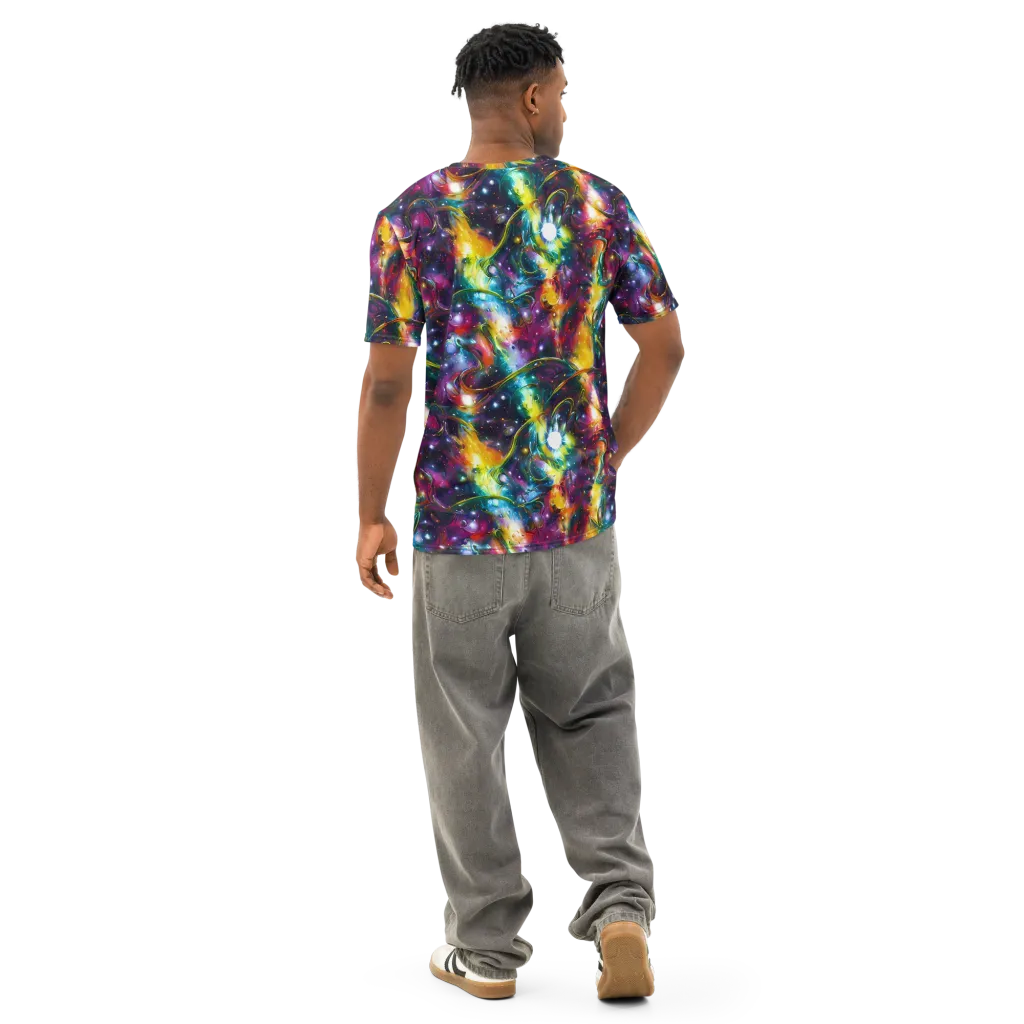 Solar Spell on Men's Cotton Crew Neck T-Shirt — Back