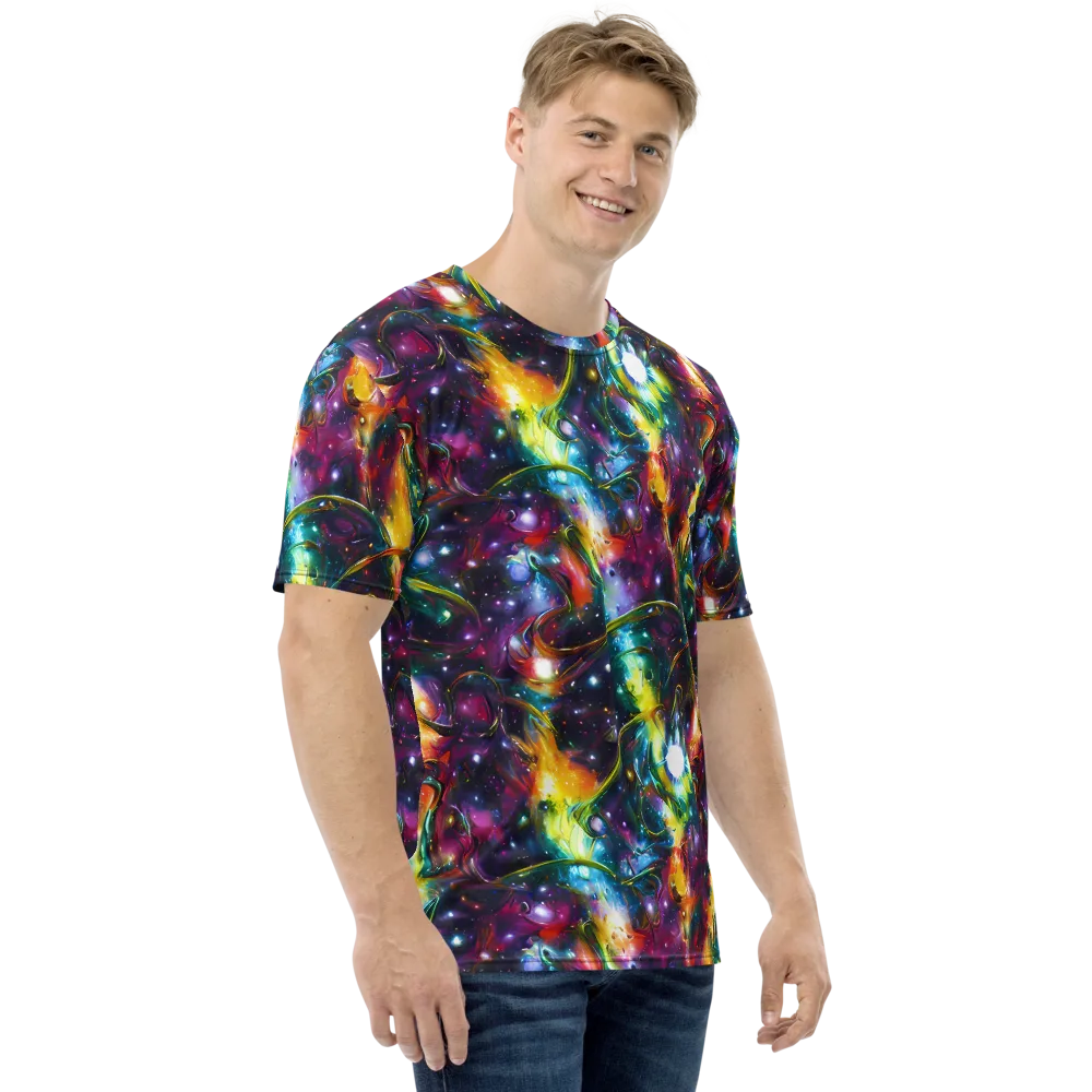 Solar Spell on Men's Crew Neck T-Shirt — Right
