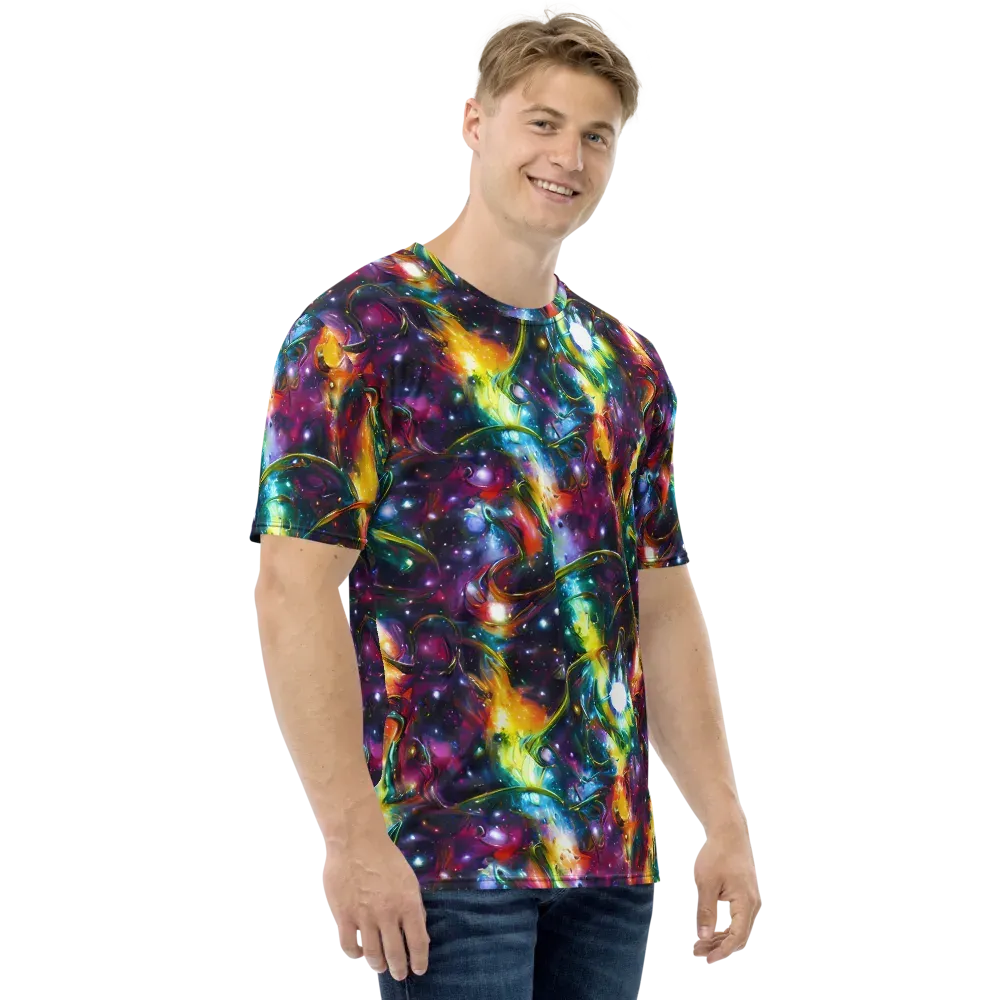 Solar Spell on Men's Crew Neck T-Shirt — Right
