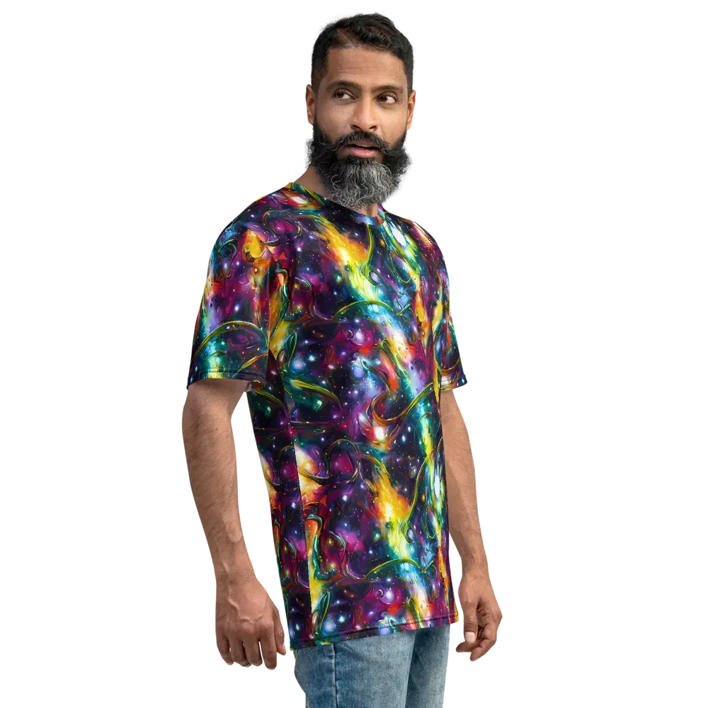 Solar Spell on Men's Crew Neck T-Shirt — Right