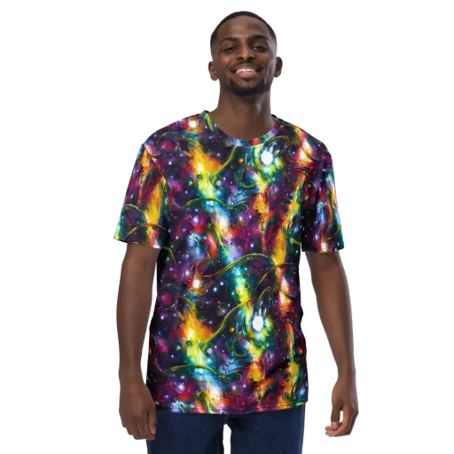 Solar Spell on a Men's Crew Neck T-Shirt