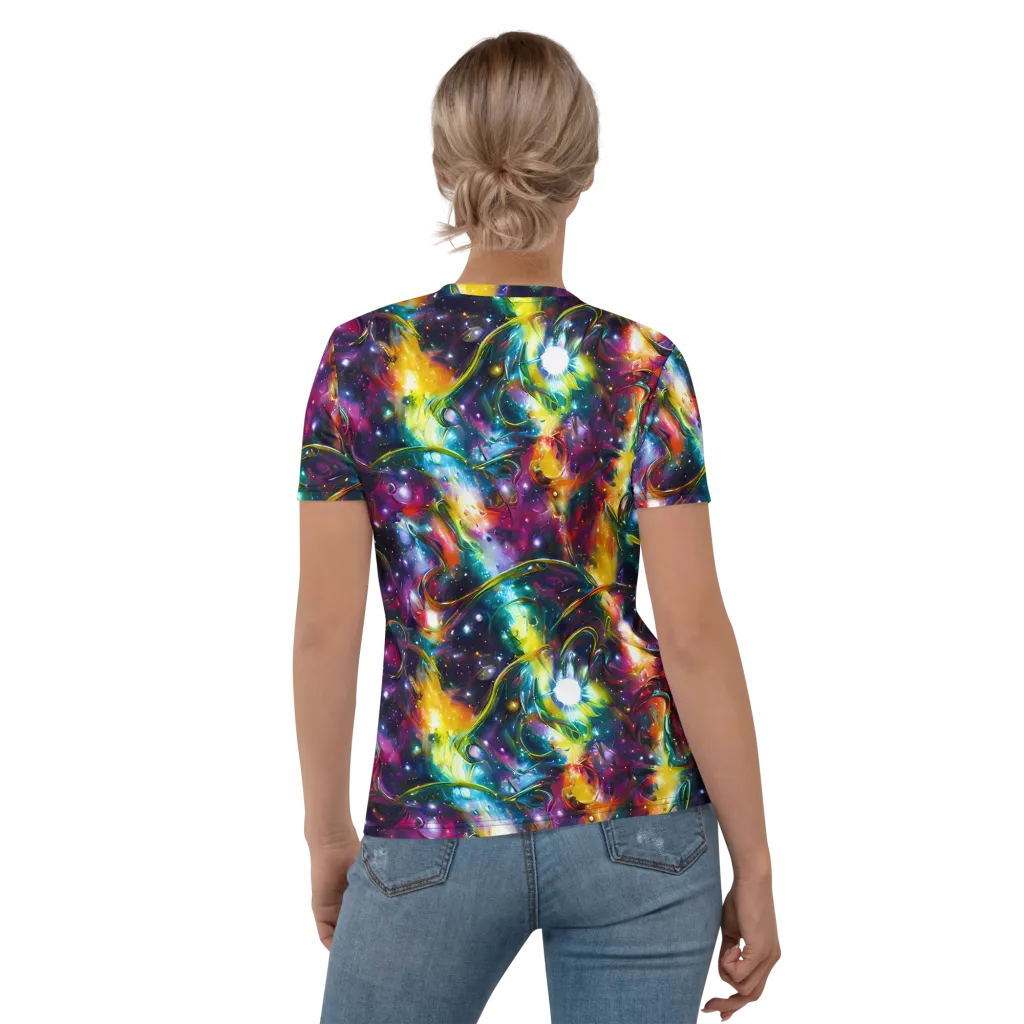 Solar Spell on Women's Crew Neck T-Shirt — Back