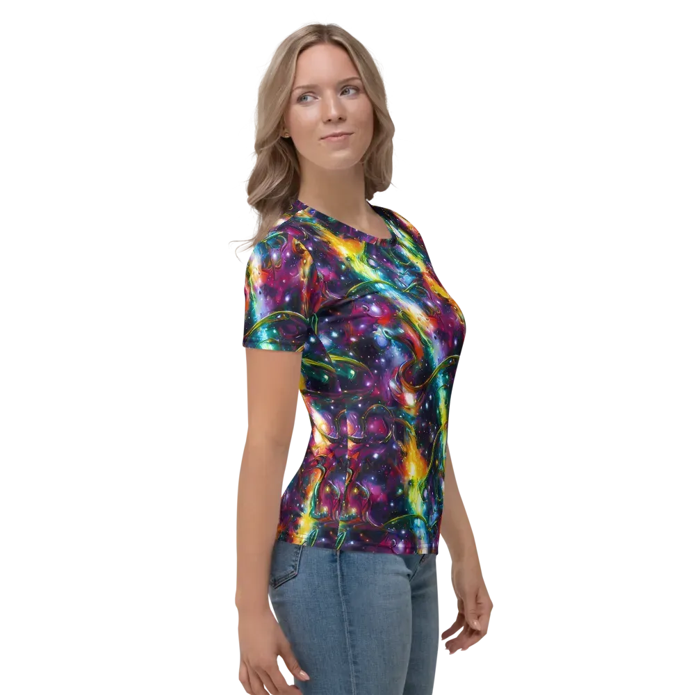 Solar Spell on Women's Crew Neck T-Shirt — Right