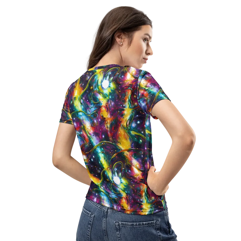 Solar Spell on Women's Crew Neck T-Shirt — Back
