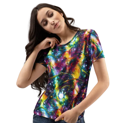 Solar Spell on a Women's Crew Neck T-Shirt