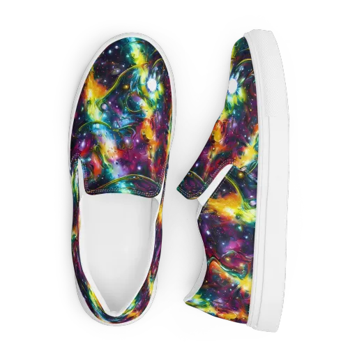 Solar Spell on a Men's Slip-On Canvas Shoes