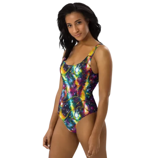 Solar Spell on a One-Piece Swimsuit