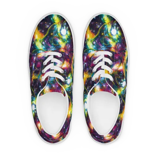 Solar Spell on a Men's Lace-Up Canvas Shoes