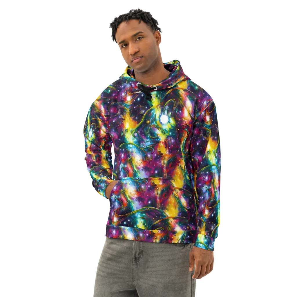 Solar Spell on Cotton Hoodie — Left Front