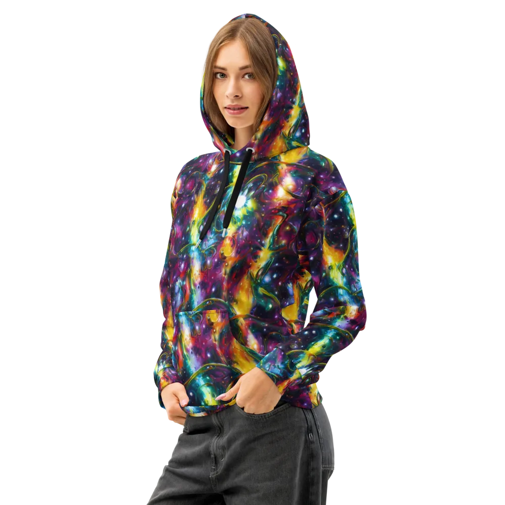 Solar Spell on Cotton Hoodie — Left Front