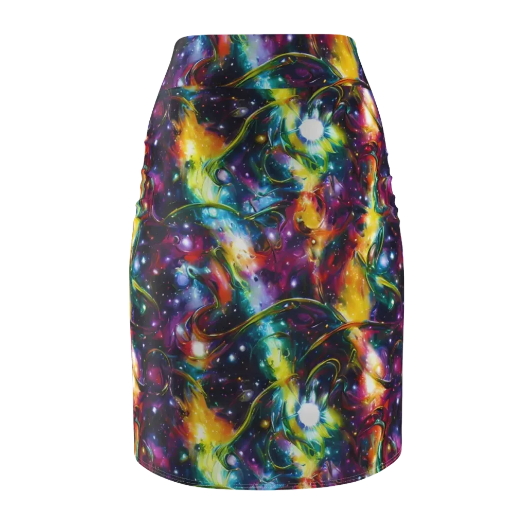 Solar Spell on Pencil Skirt — Back