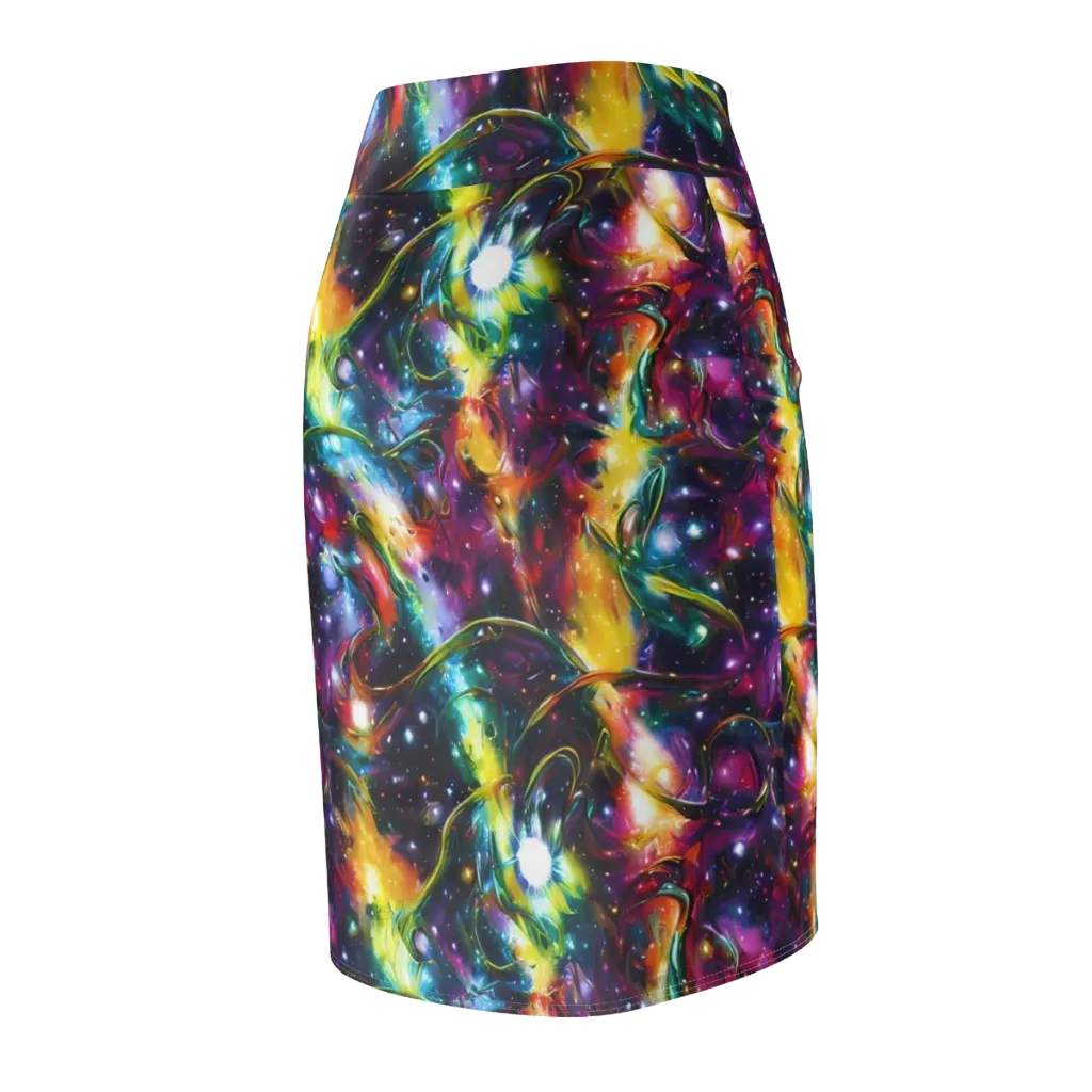 Solar Spell on Pencil Skirt — Back Side