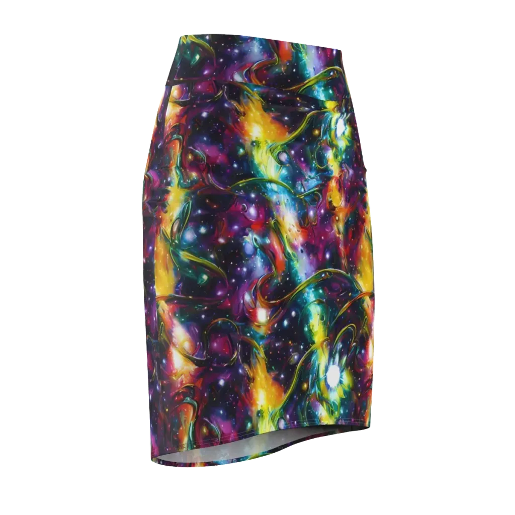 Solar Spell on Pencil Skirt — Front Side