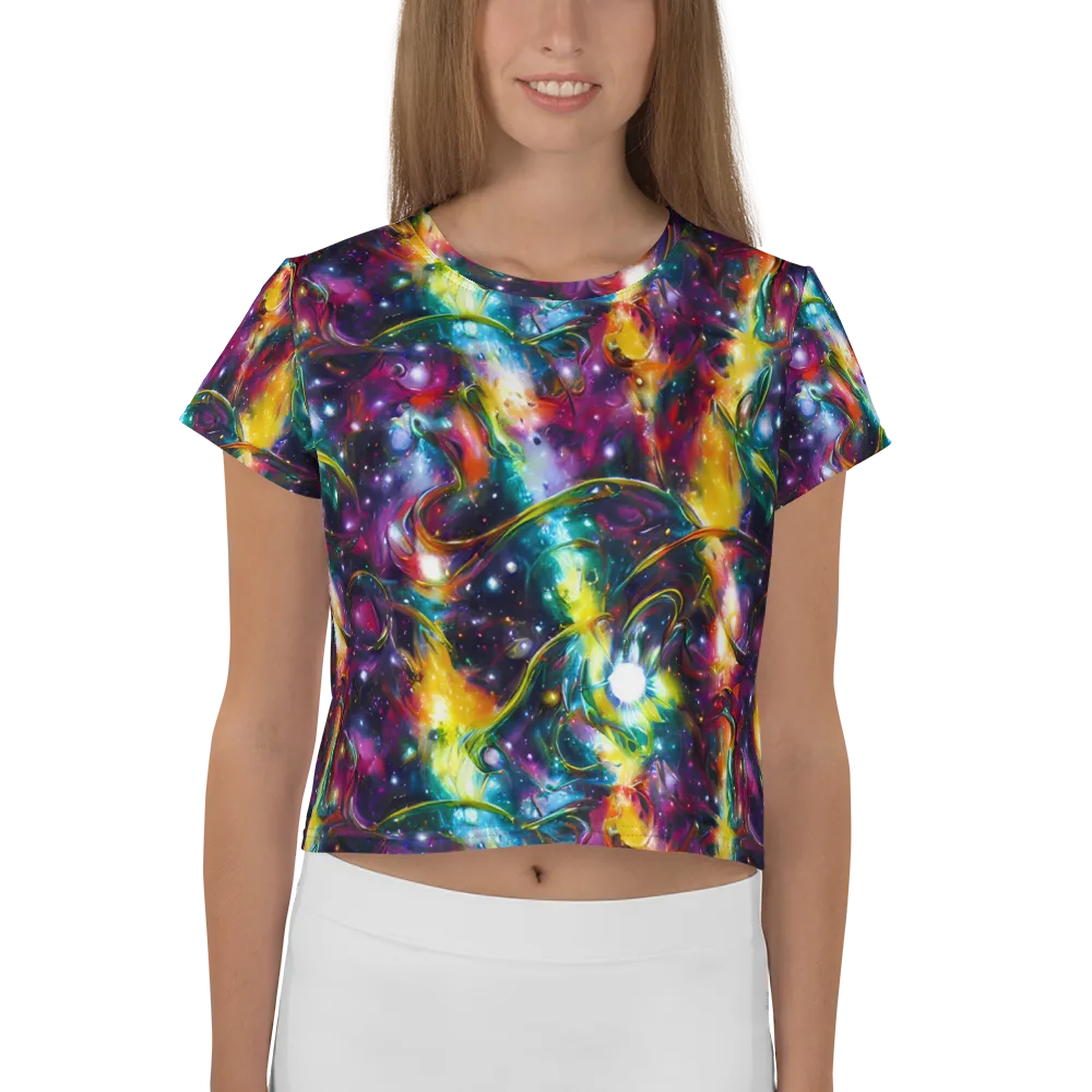 Solar Spell on Crop Tee — Front