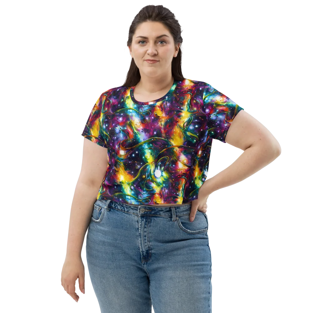 Solar Spell on Crop Tee — Front
