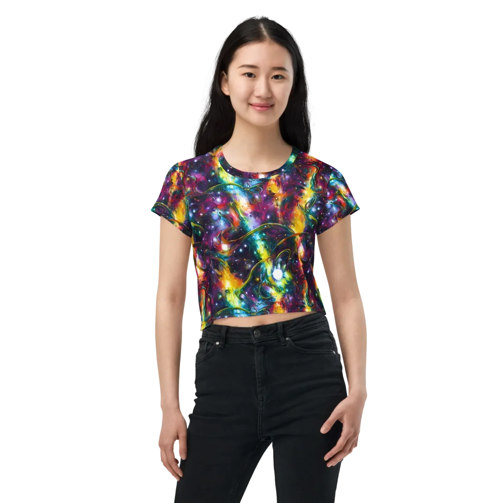 Solar Spell on Crop Tee — Front