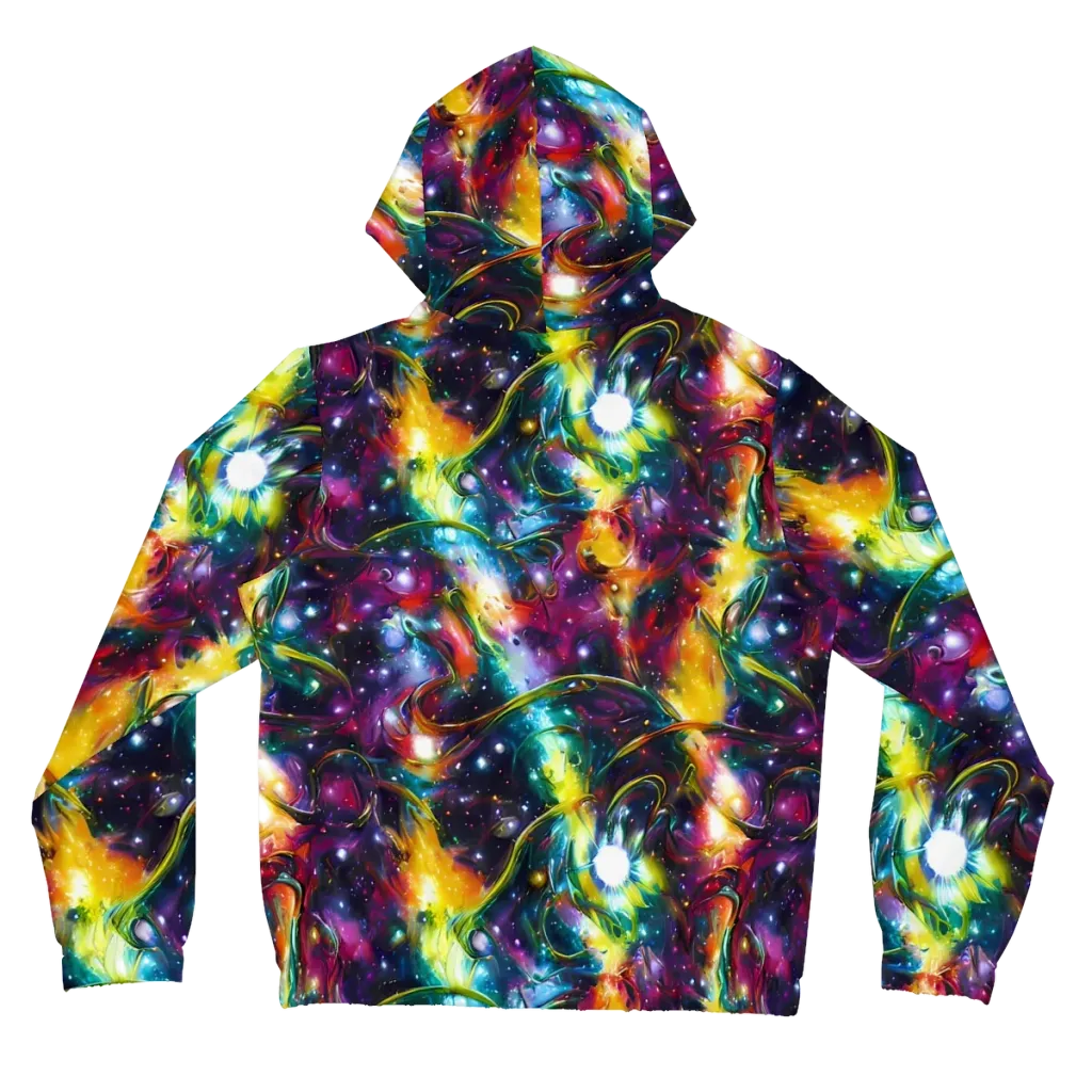 Solar Spell on Women's Full-Zip Hoodie — Back