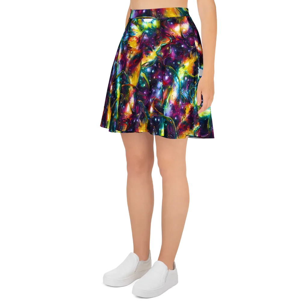 Solar Spell on Skater Skirt — Left