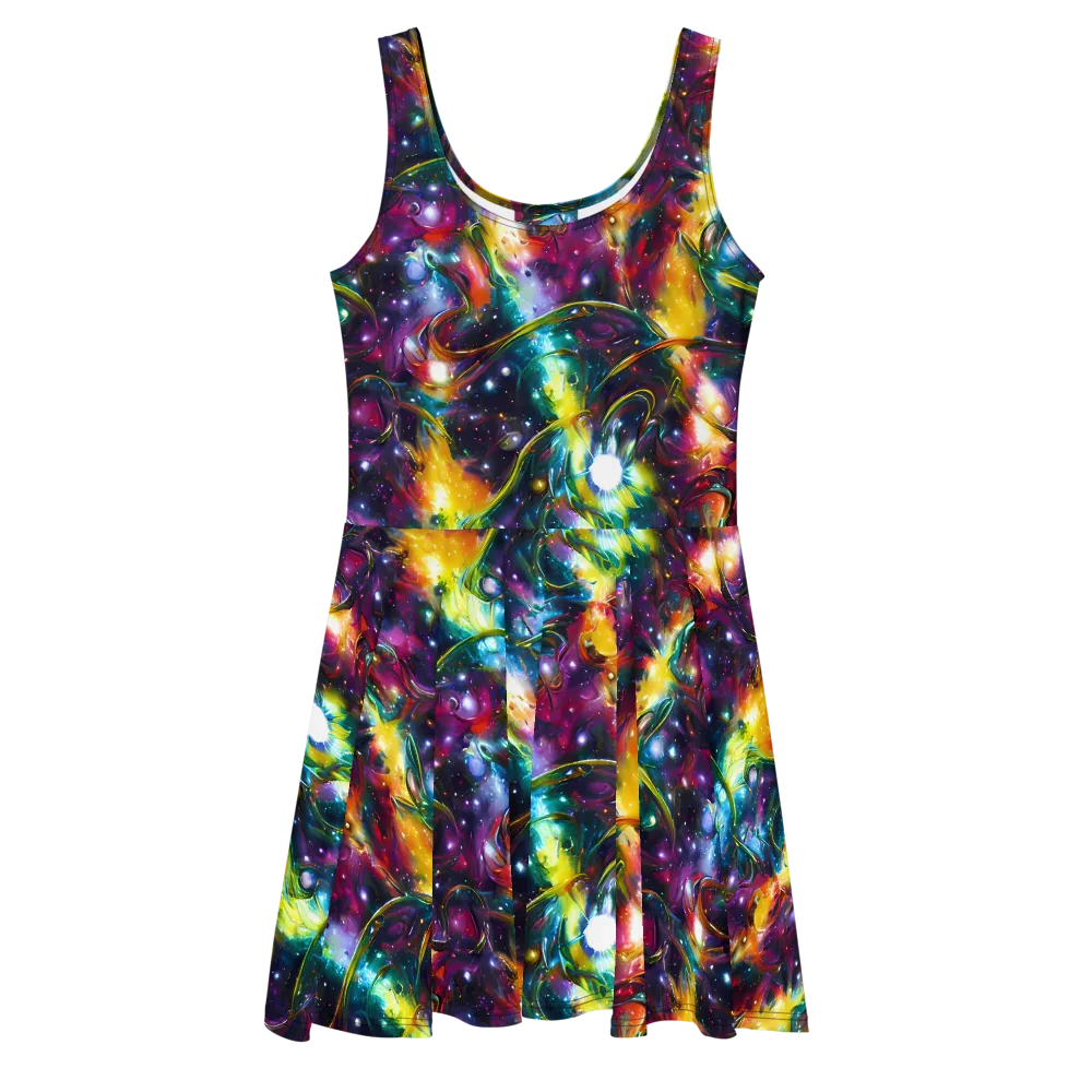 Solar Spell on Skater Dress — Front