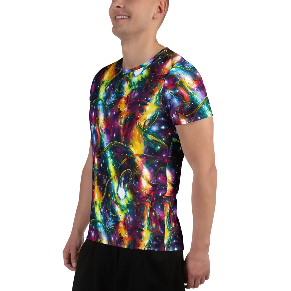 Solar Spell on Men's Athletic T-Shirt — Left