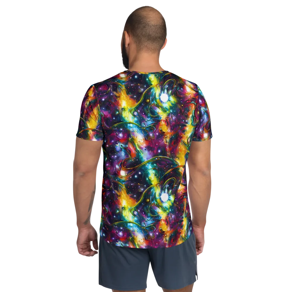 Solar Spell on Men's Athletic T-Shirt — Back
