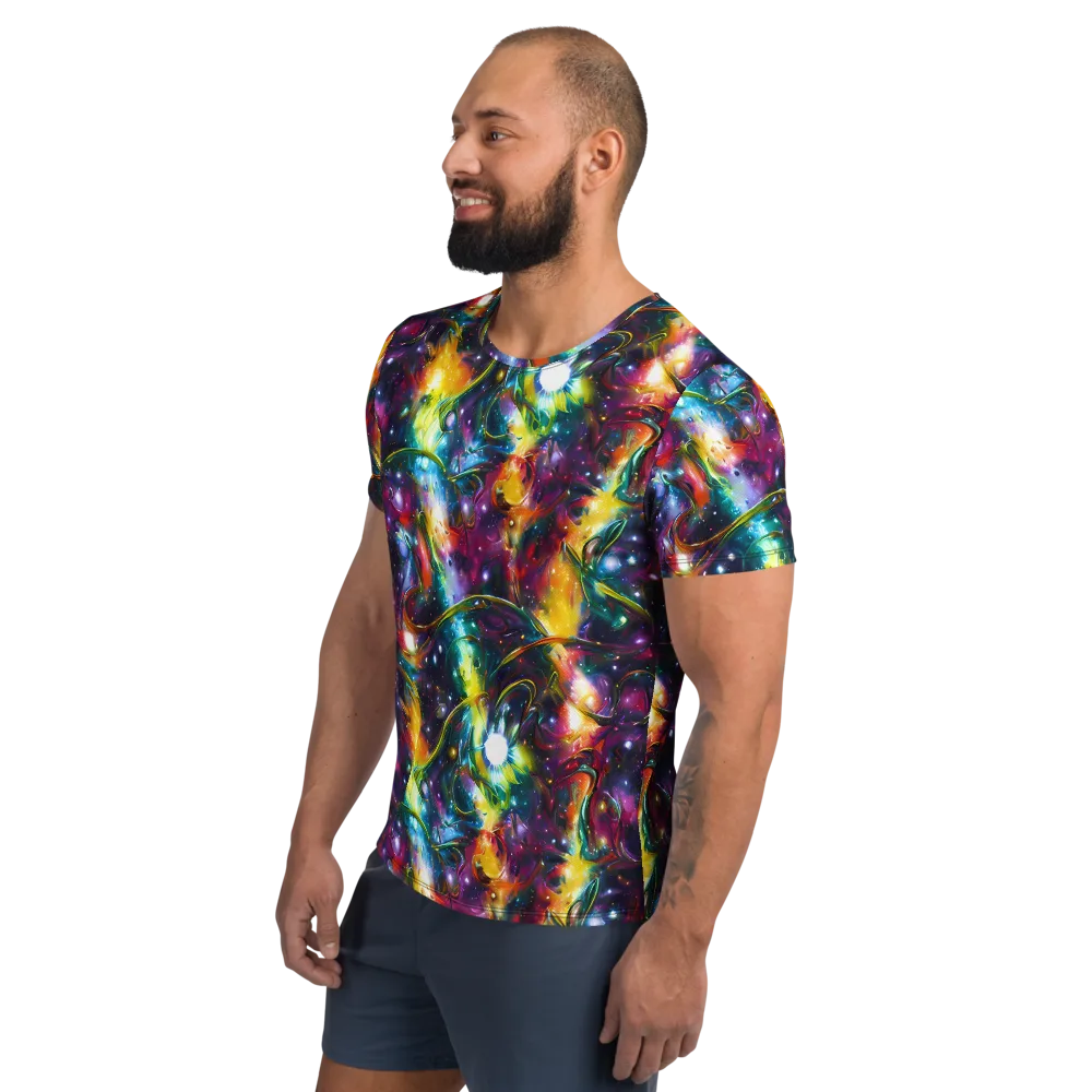 Solar Spell on Men's Athletic T-Shirt — Left
