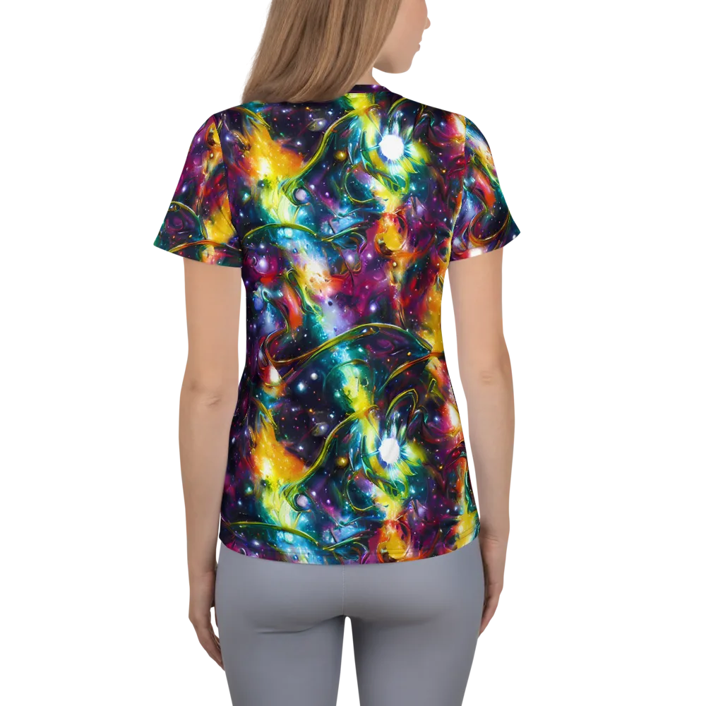 Solar Spell on Women's Athletic T-Shirt — Back