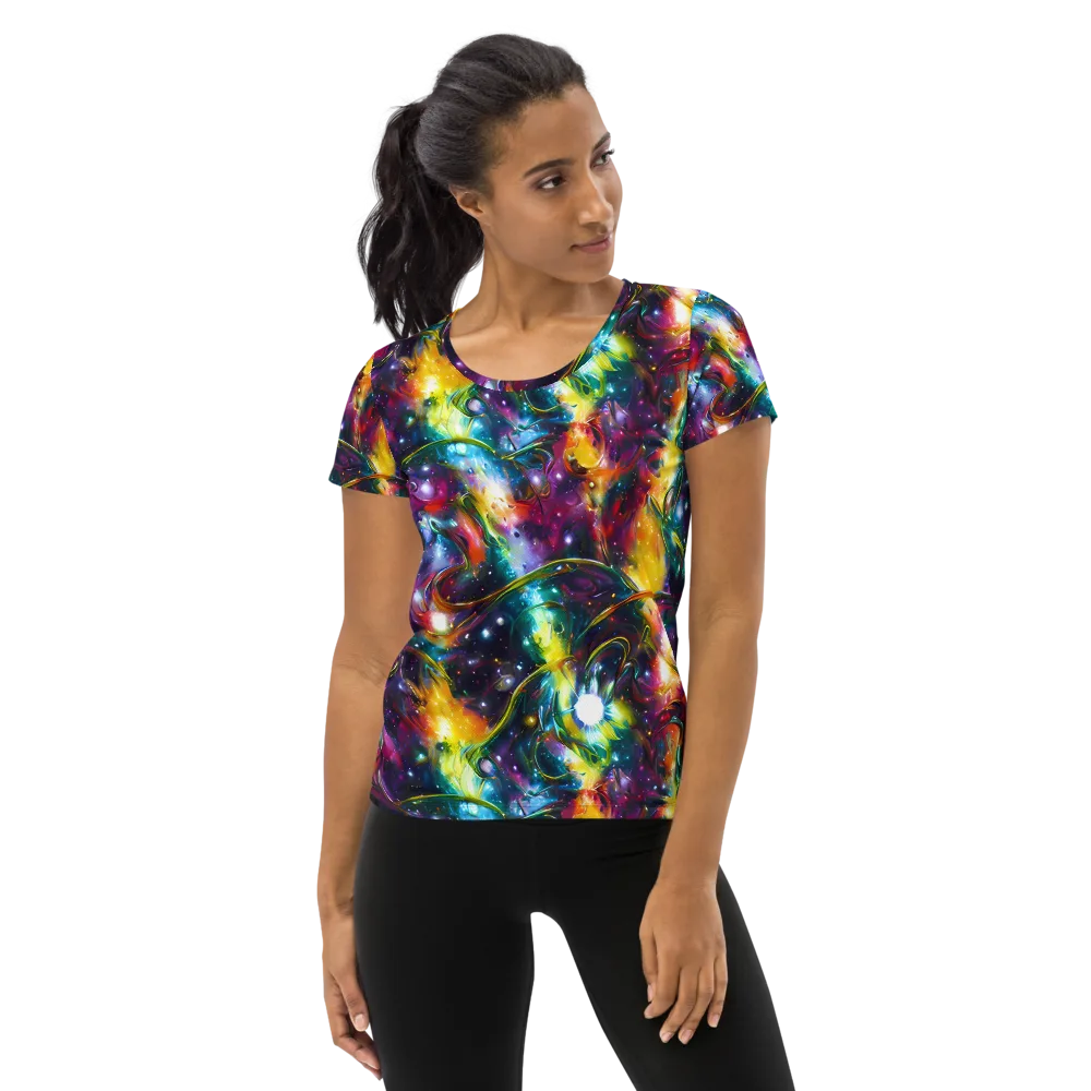 Solar Spell on Women's Athletic T-Shirt — Front
