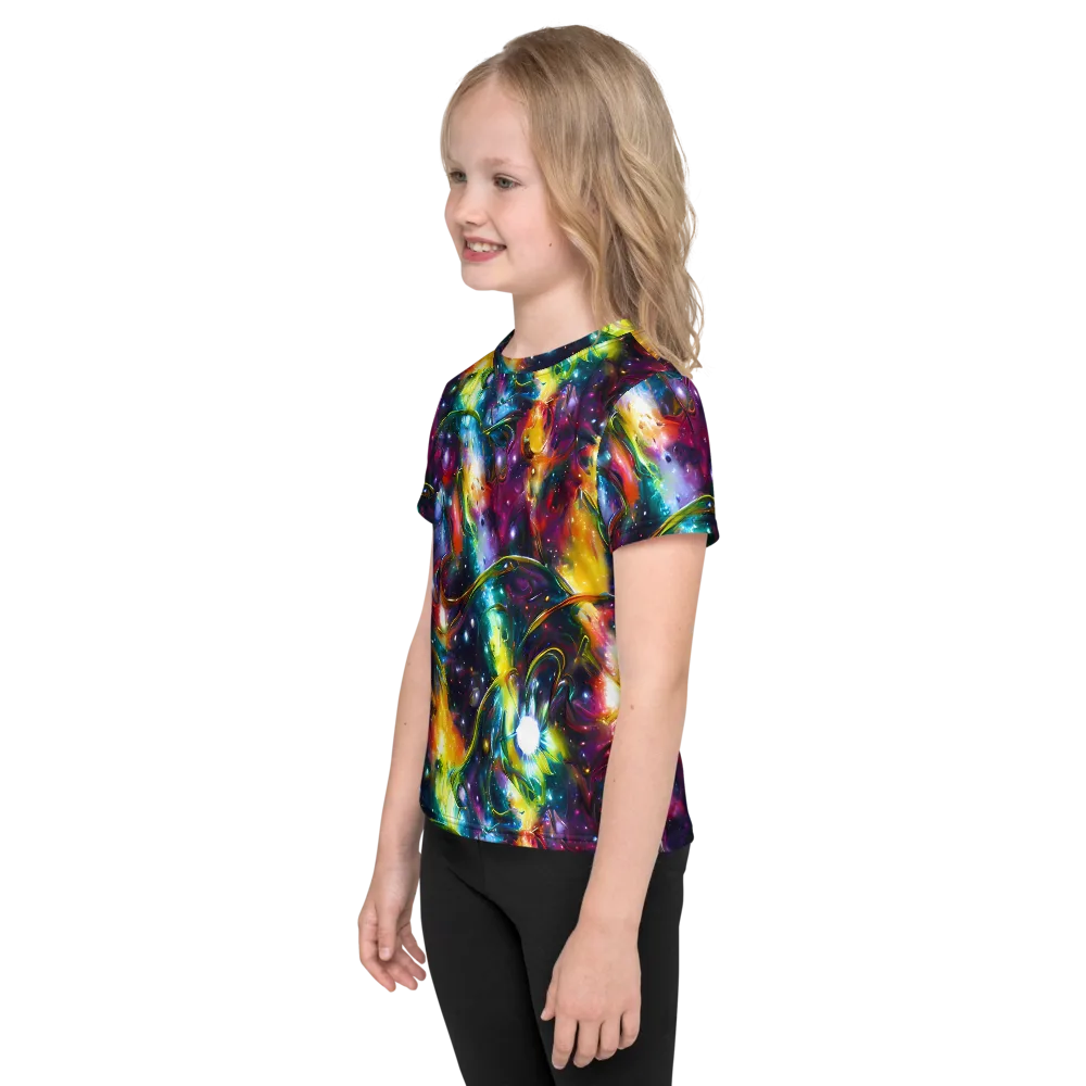 Solar Spell on Kids Crew Neck T-Shirt — Left