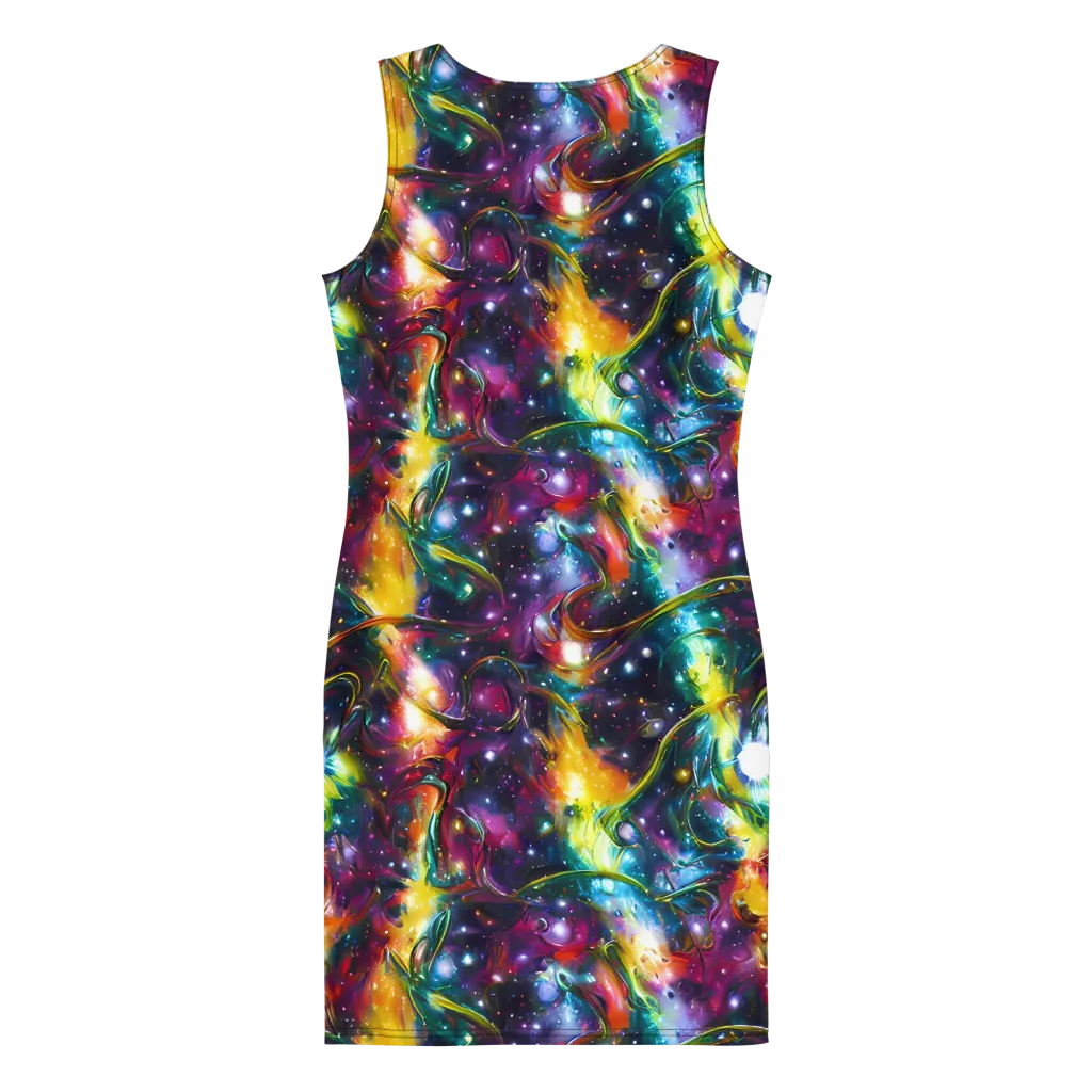 Solar Spell on Bodycon Dress — Back