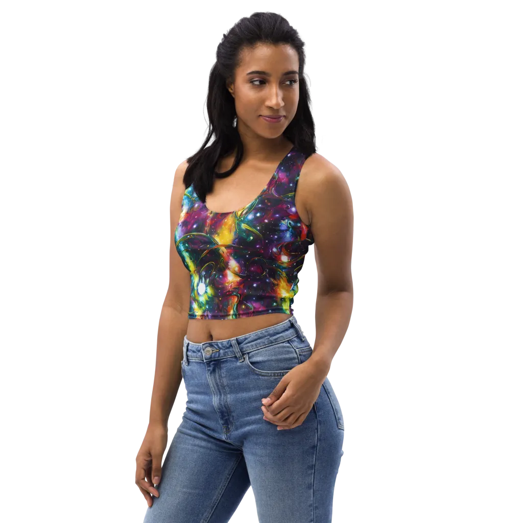 Solar Spell on Crop Top — Left Front