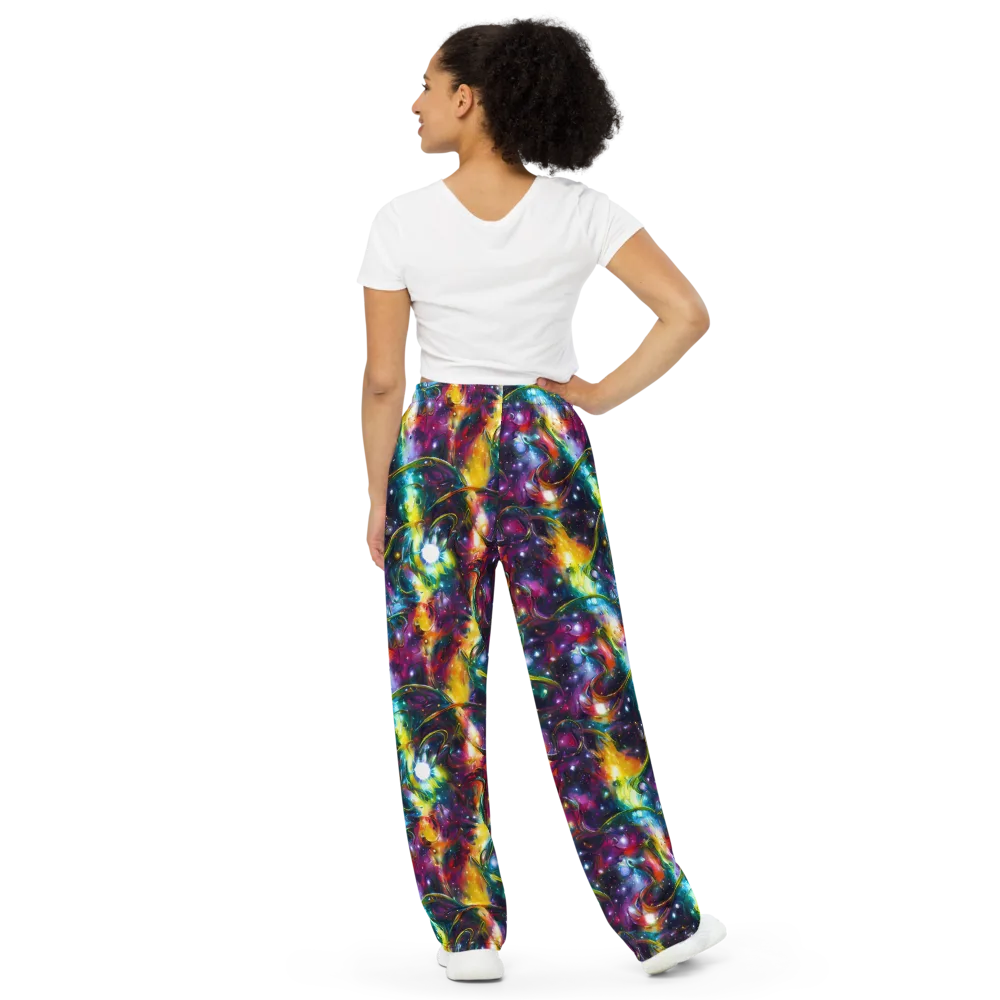 Solar Spell on Wide-Leg Pants — Back