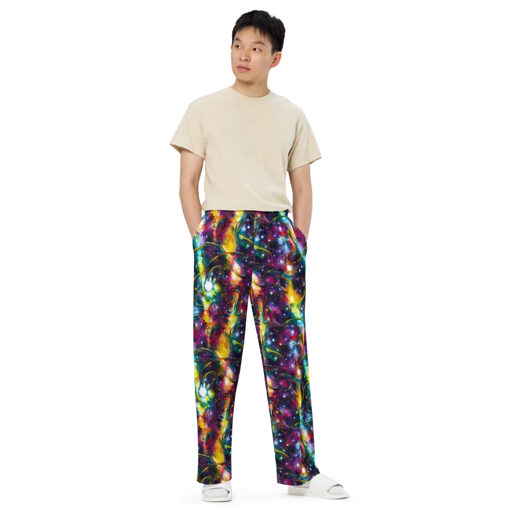 Solar Spell on Wide-Leg Pants — Front
