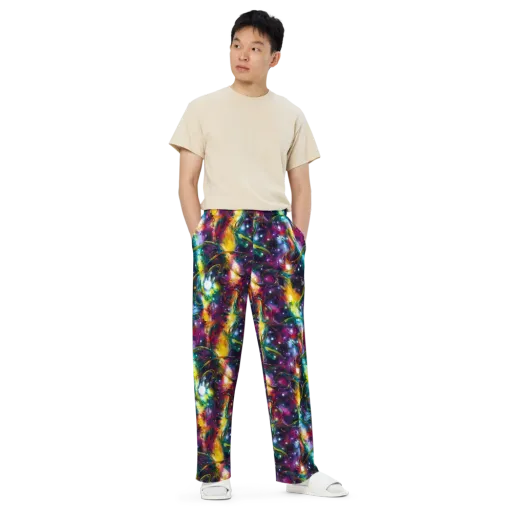 Solar Spell on a Wide-Leg Pants