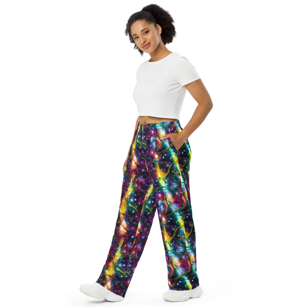 Solar Spell on Wide-Leg Pants — Left Front