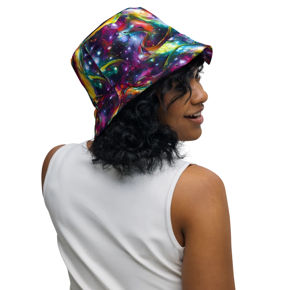 Solar Spell on Reversible Bucket Hat — Right Outside