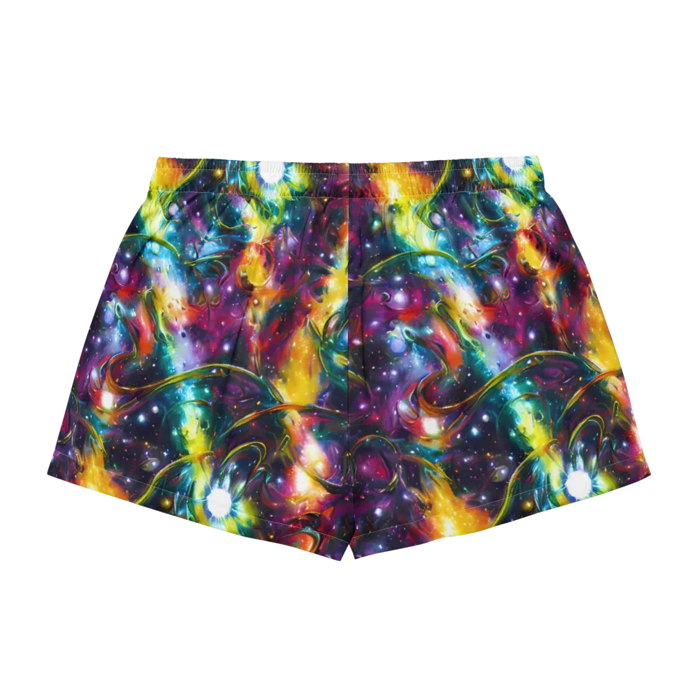 Solar Spell on Women's Pajama Shorts — Back