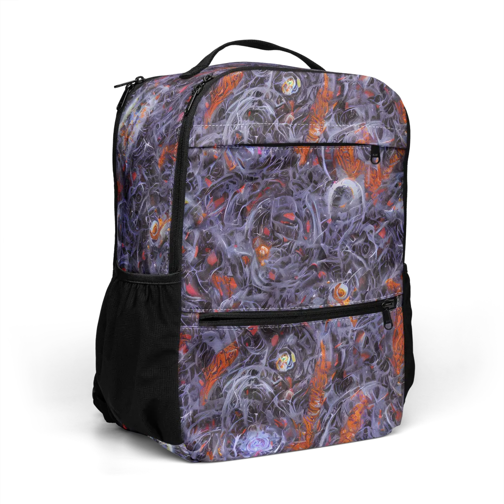 Molten Nocturne on Utility Backpack — Right Front
