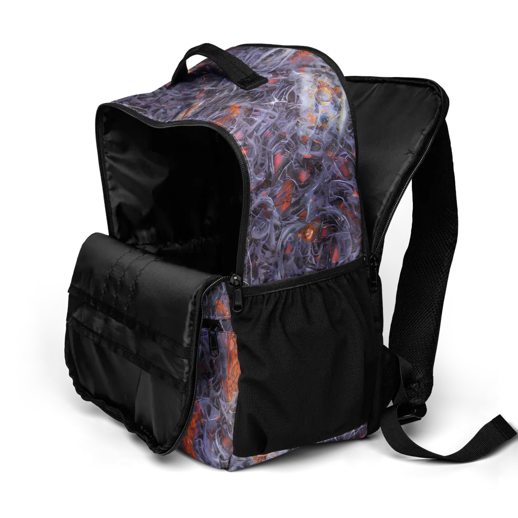 Molten Nocturne on Utility Backpack — Product details 2