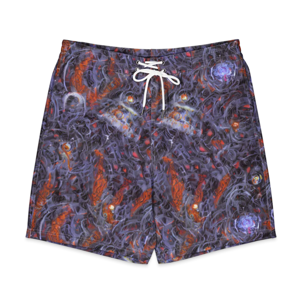 Molten Nocturne on Men's Board Shorts — Front