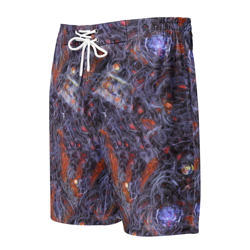 Molten Nocturne on Men's Board Shorts — Front