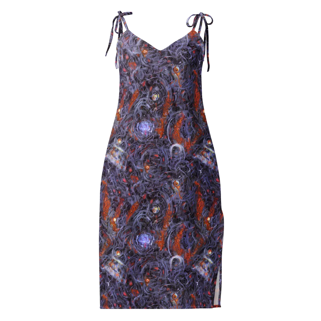 Molten Nocturne on Slip Dress — Front