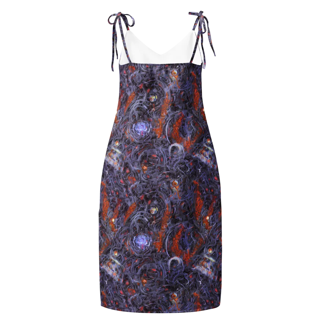 Molten Nocturne on Slip Dress — Back