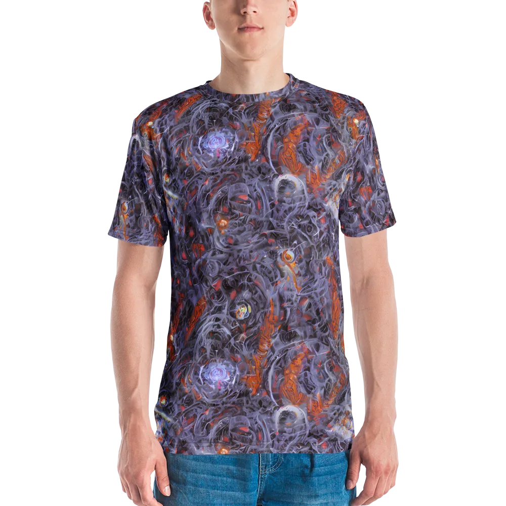 Molten Nocturne on Men's Crew Neck T-Shirt — Front