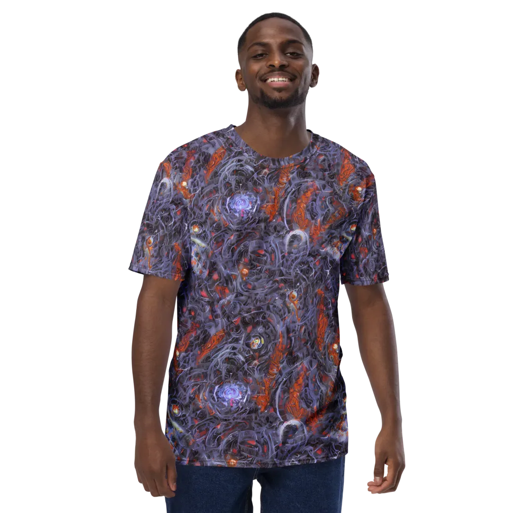 Molten Nocturne on Men's Crew Neck T-Shirt — Front