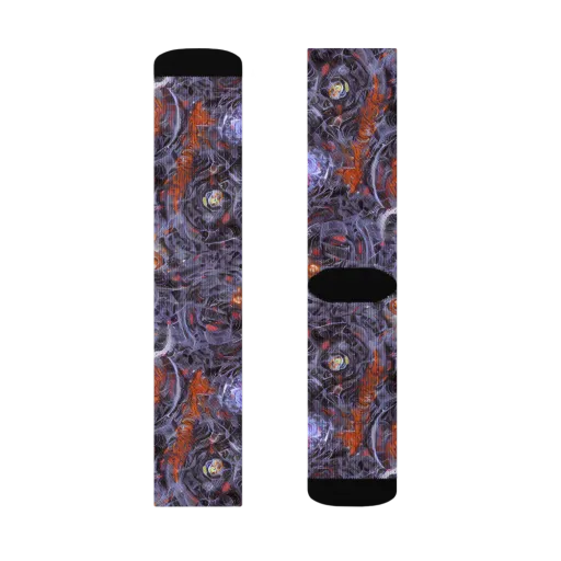Molten Nocturne on a Socks